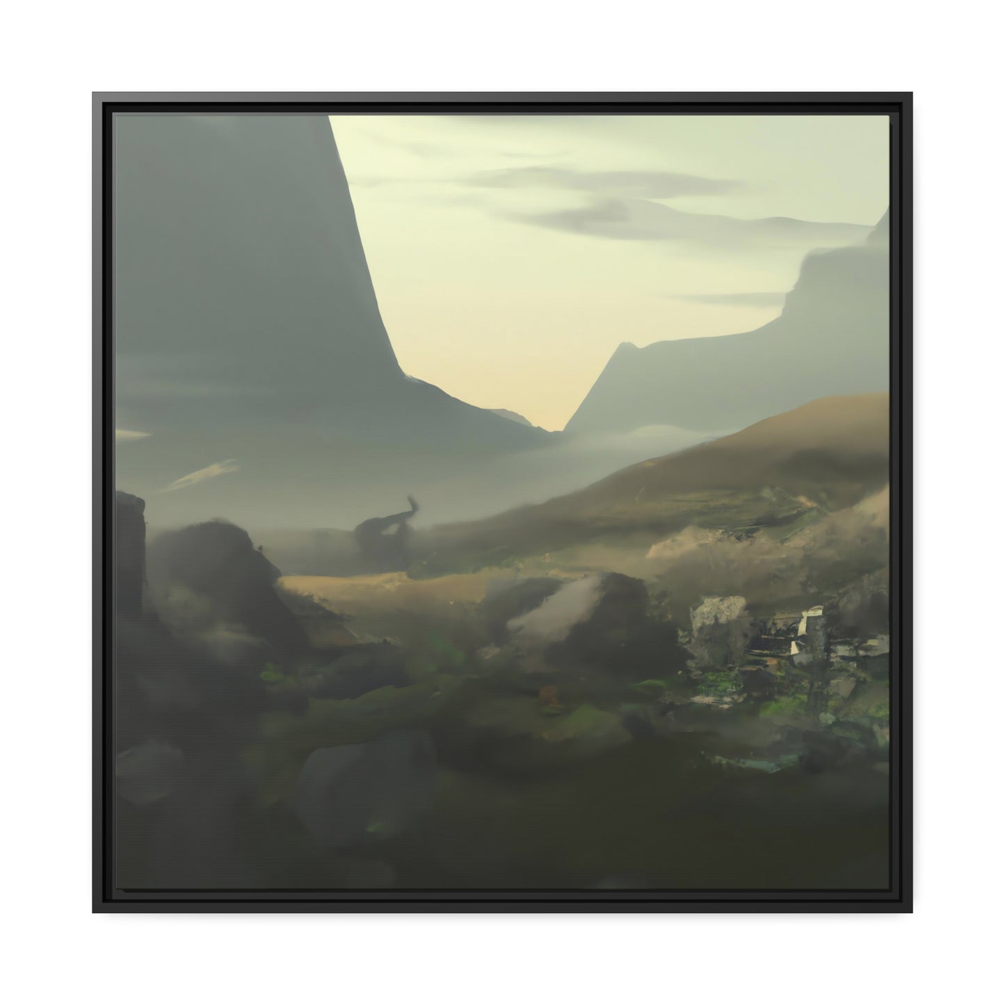 John William Turner - Framed Canvas