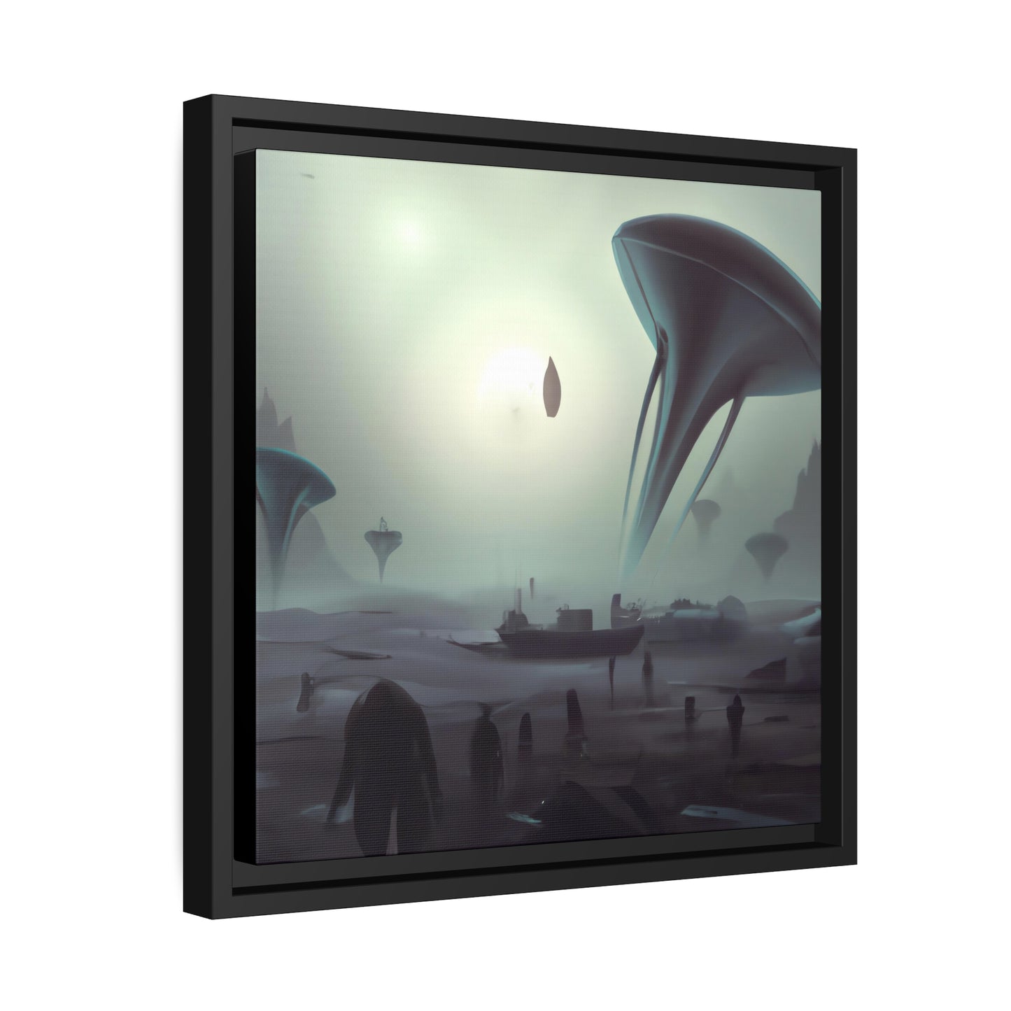 Clara de Monet - Framed Canvas