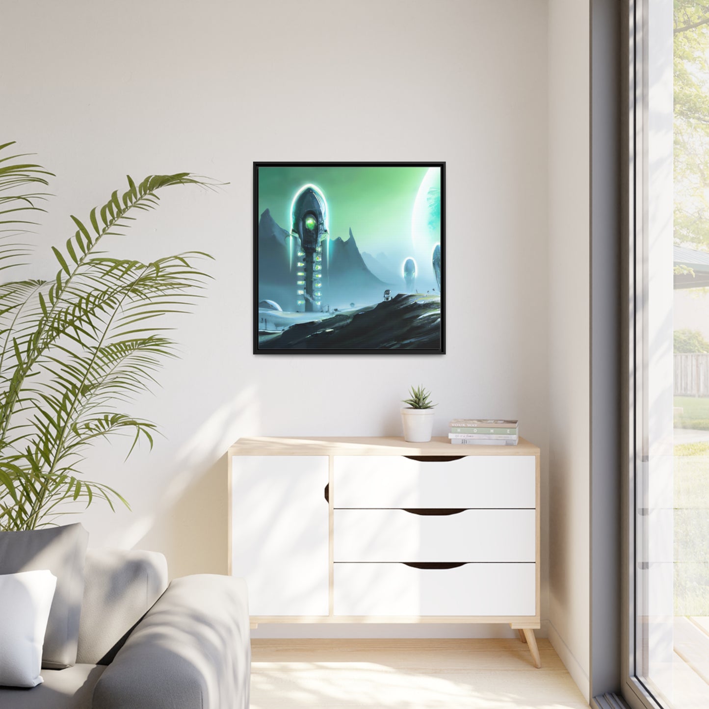 Humphrey Chalker - Framed Canvas