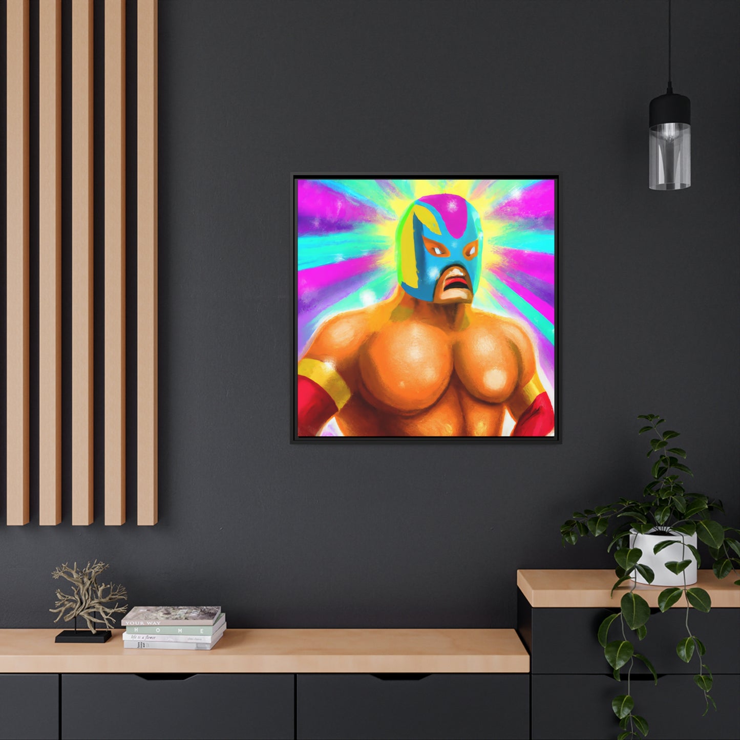 Andres Escalona de la Flor - Framed Canvas