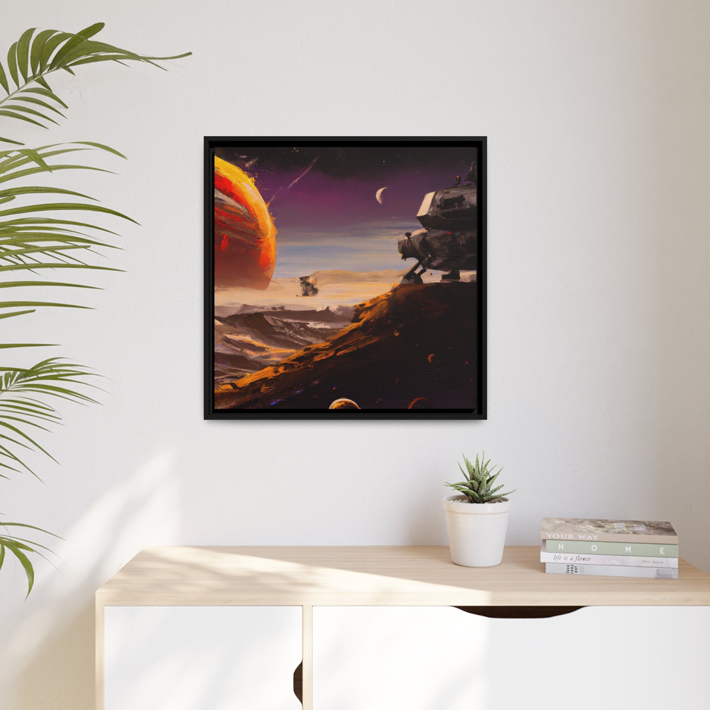 Adelaide Montague - Framed Canvas