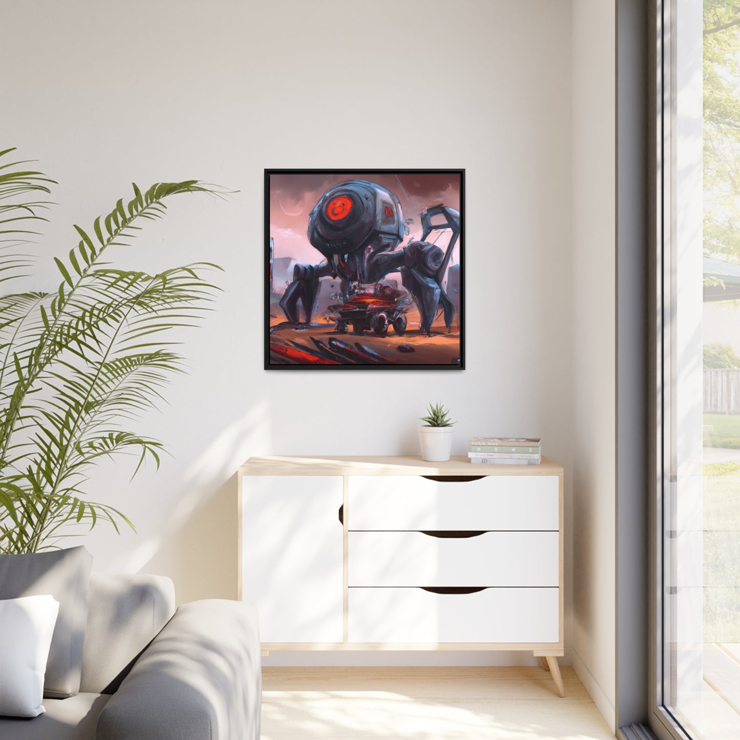 Helmina von Böschenstöcken - Framed Canvas
