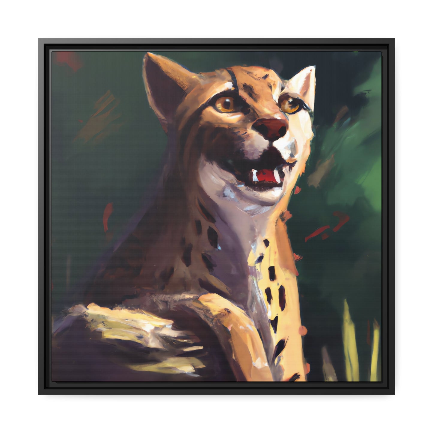 Leonardus Periwinkle - Framed Canvas