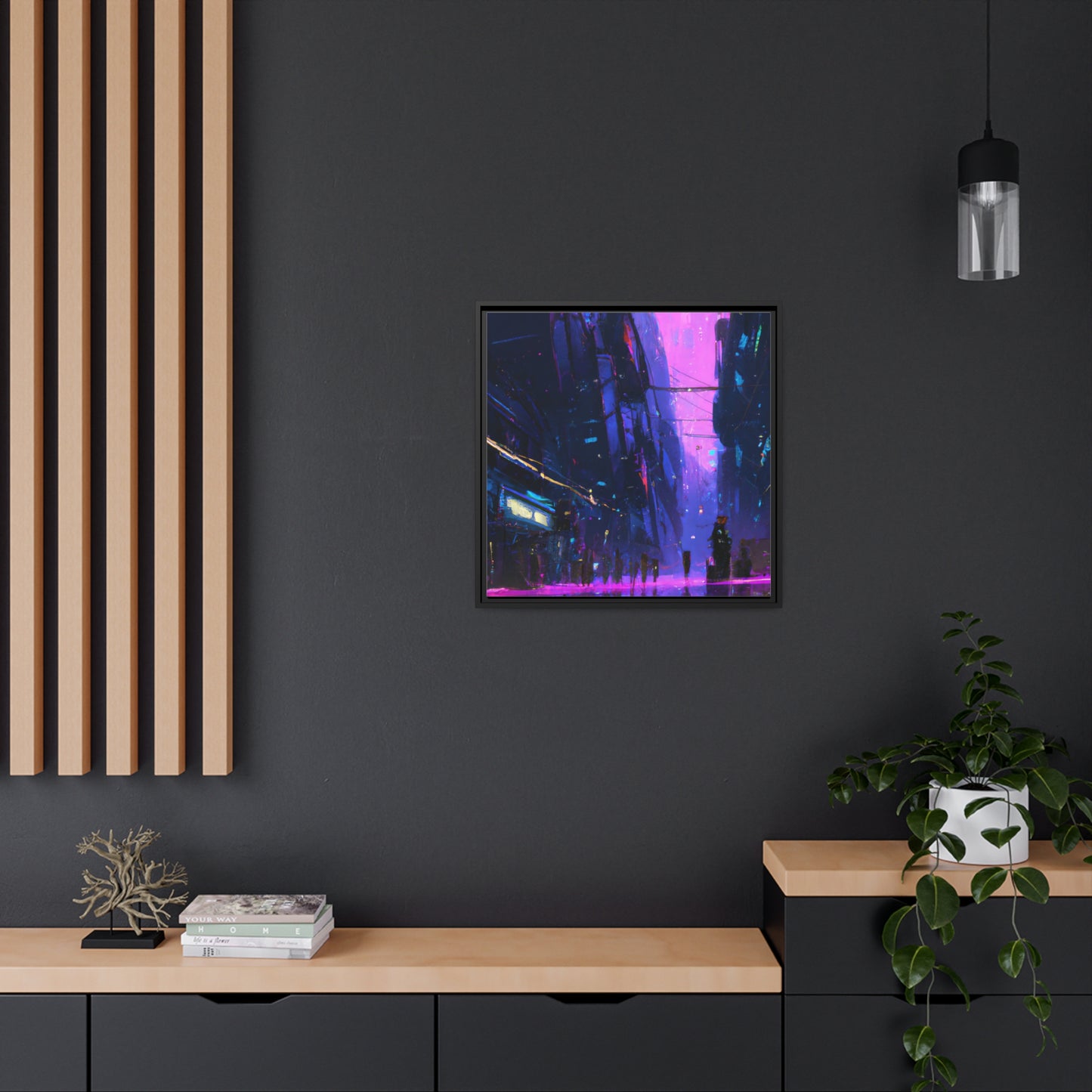 Martha Lillian Brown - Framed Canvas