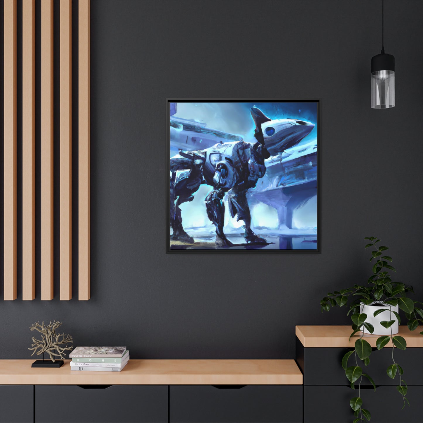 Kyra Caspian - Framed Canvas