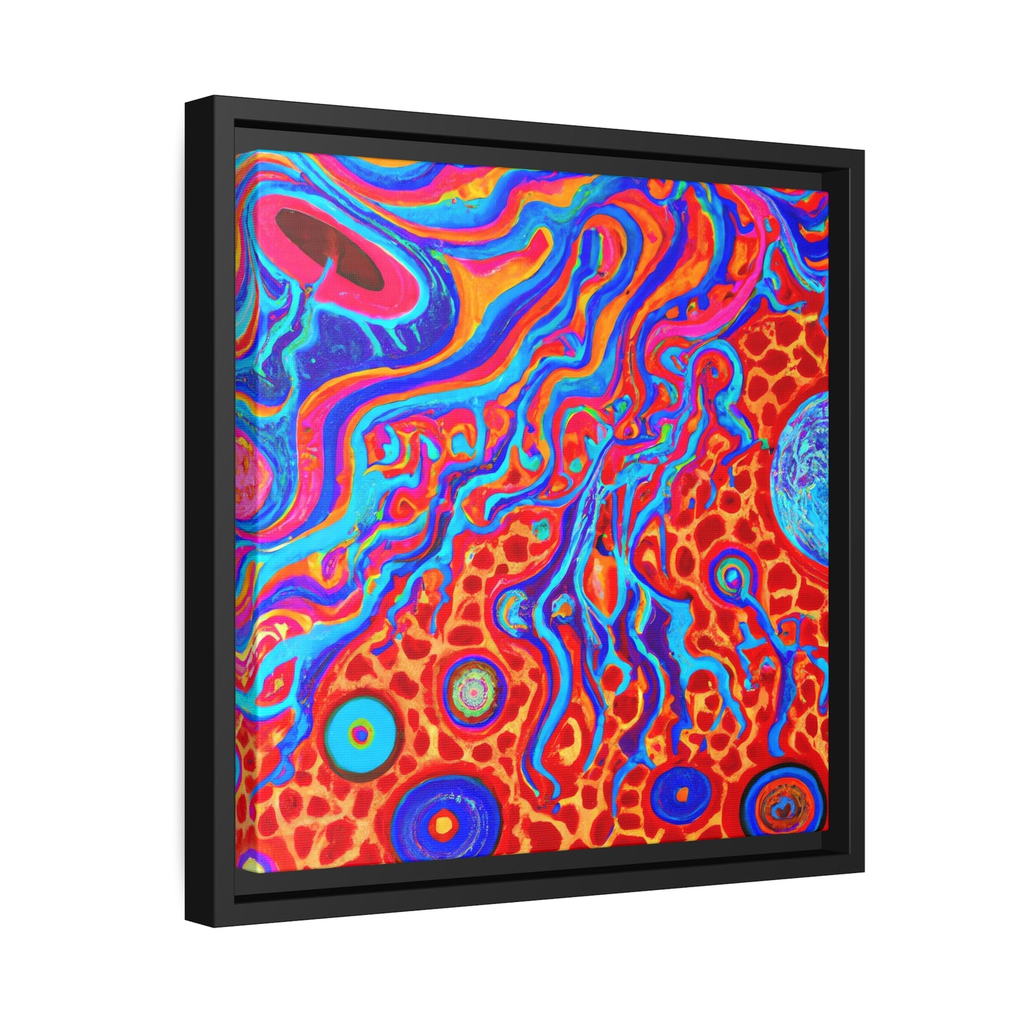 Mona Delacroix - Framed Canvas