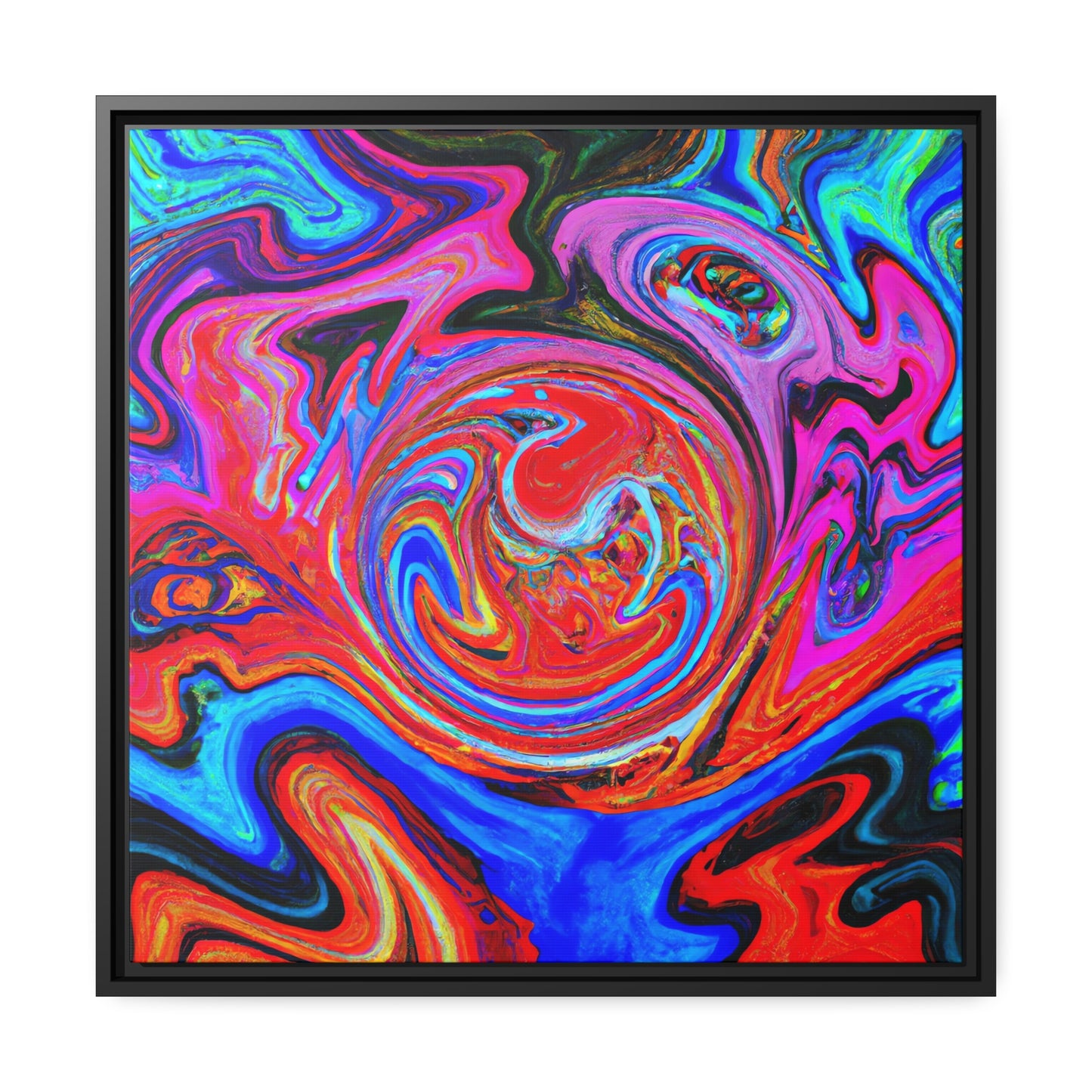 Johannes Abendroth - Framed Canvas