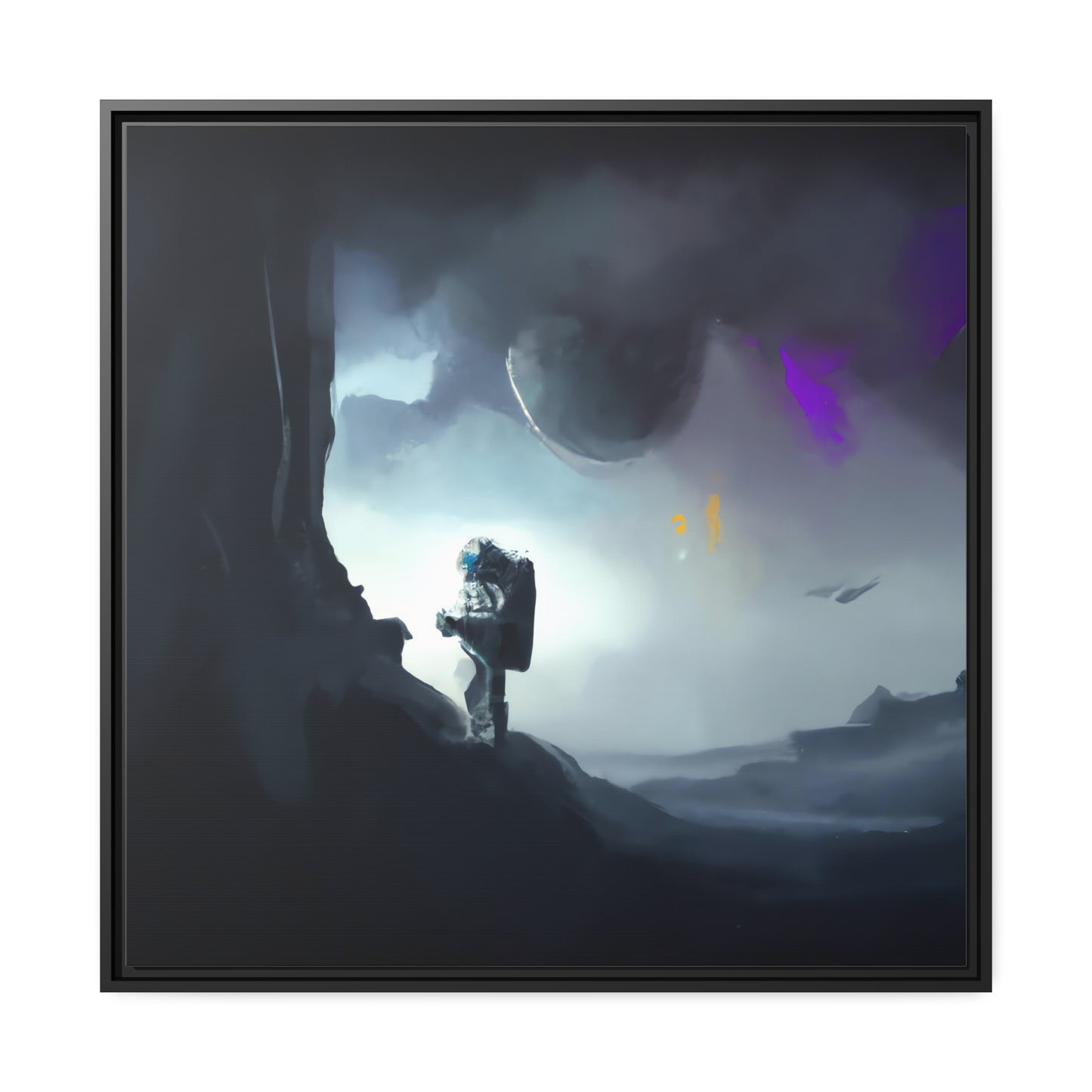 Edwin Forrest Moore - Framed Canvas