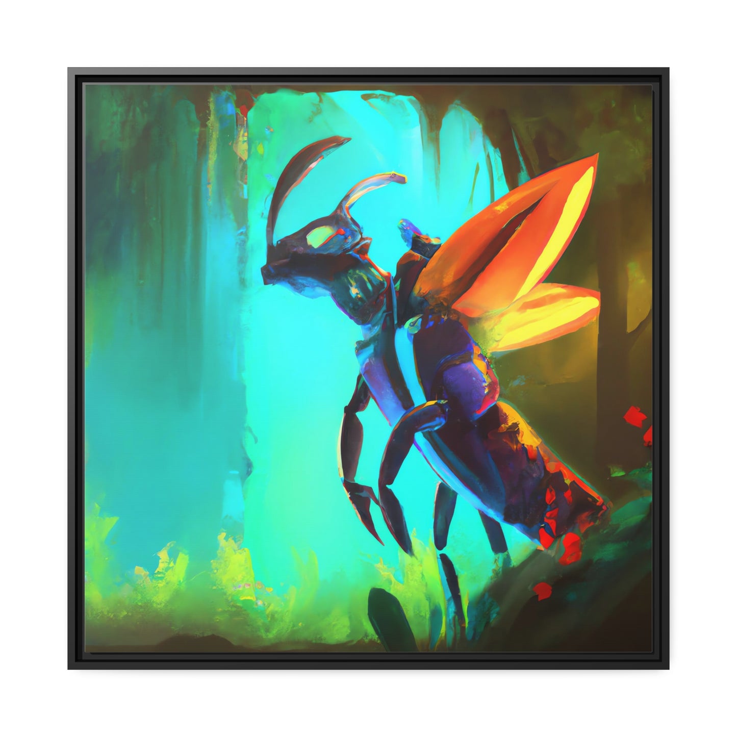 Aloisia D'Astorga - Framed Canvas