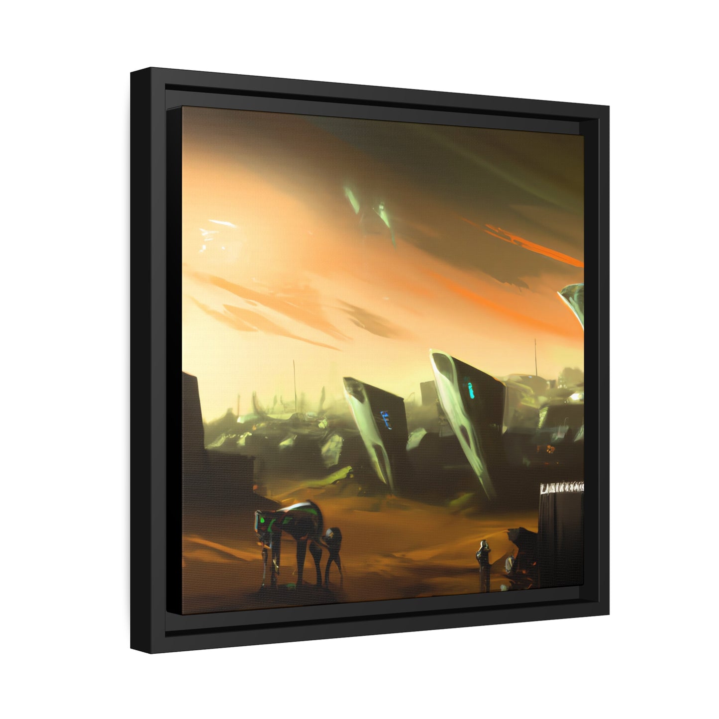 Amalia de la Frescura - Framed Canvas