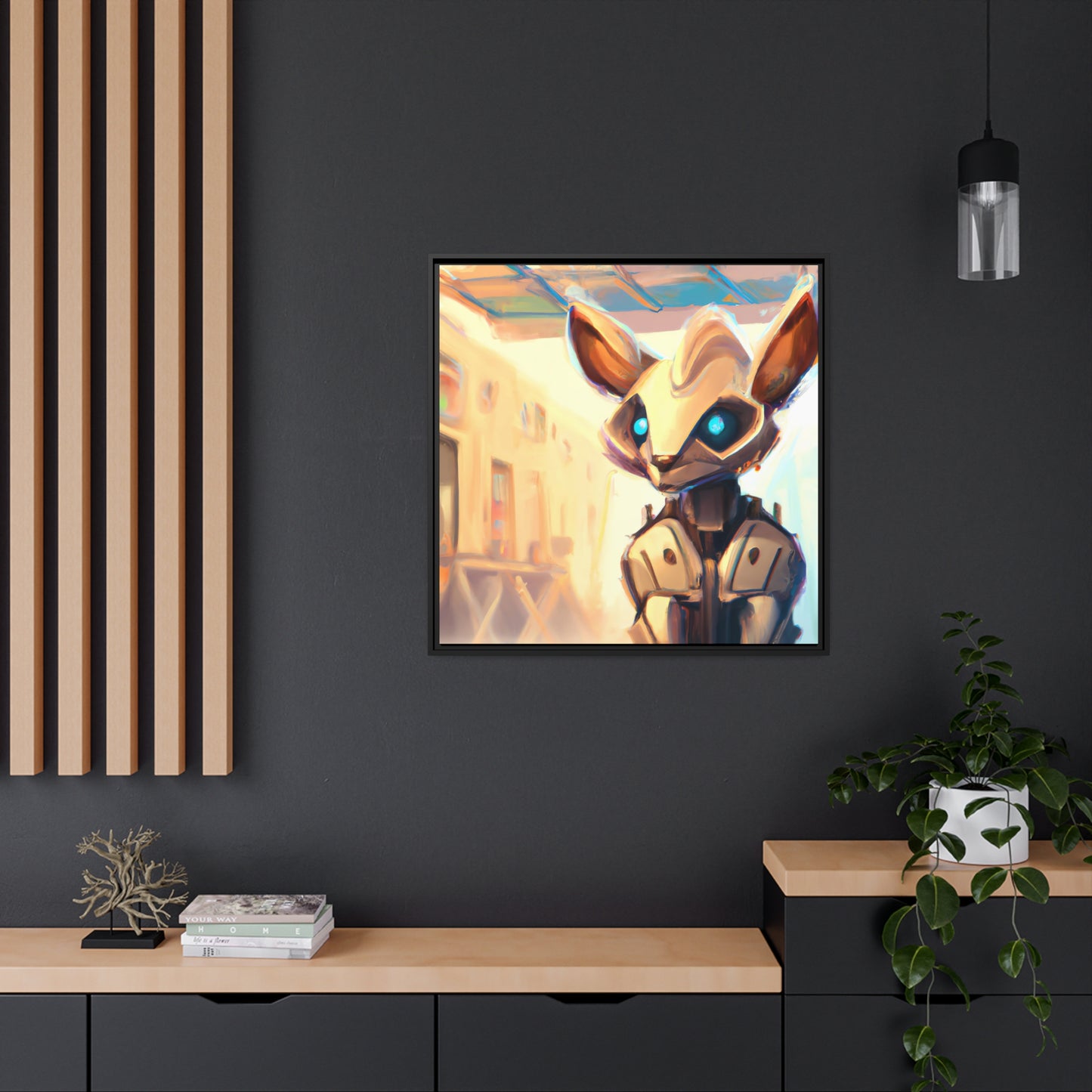 Femonika Adara - Framed Canvas