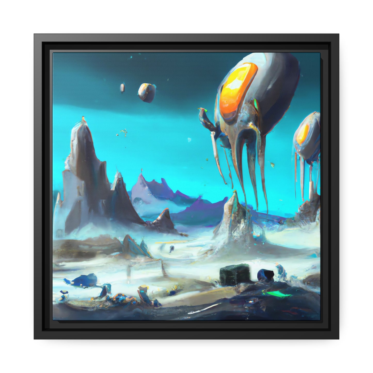 Juliette Monet - Framed Canvas