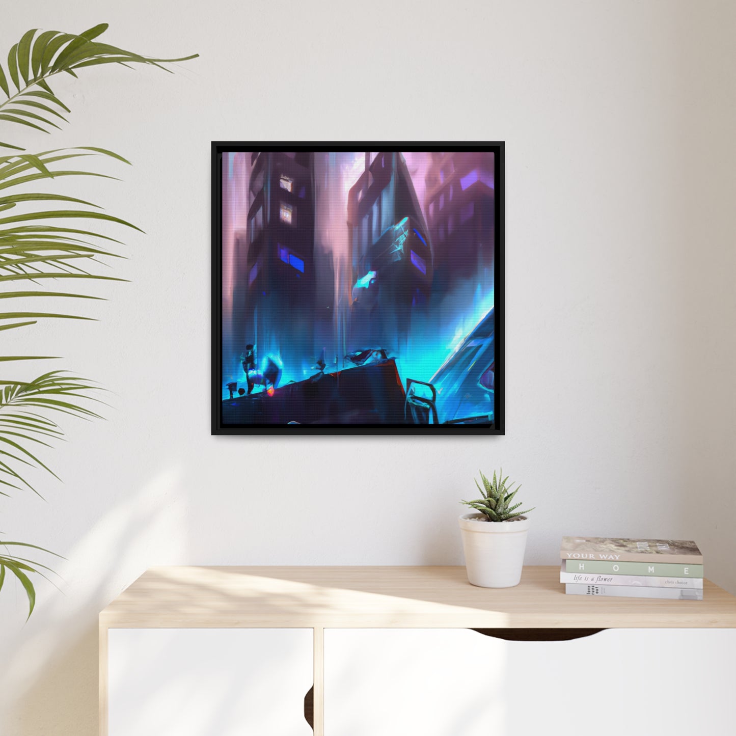 Vincent Van Gibson - Framed Canvas