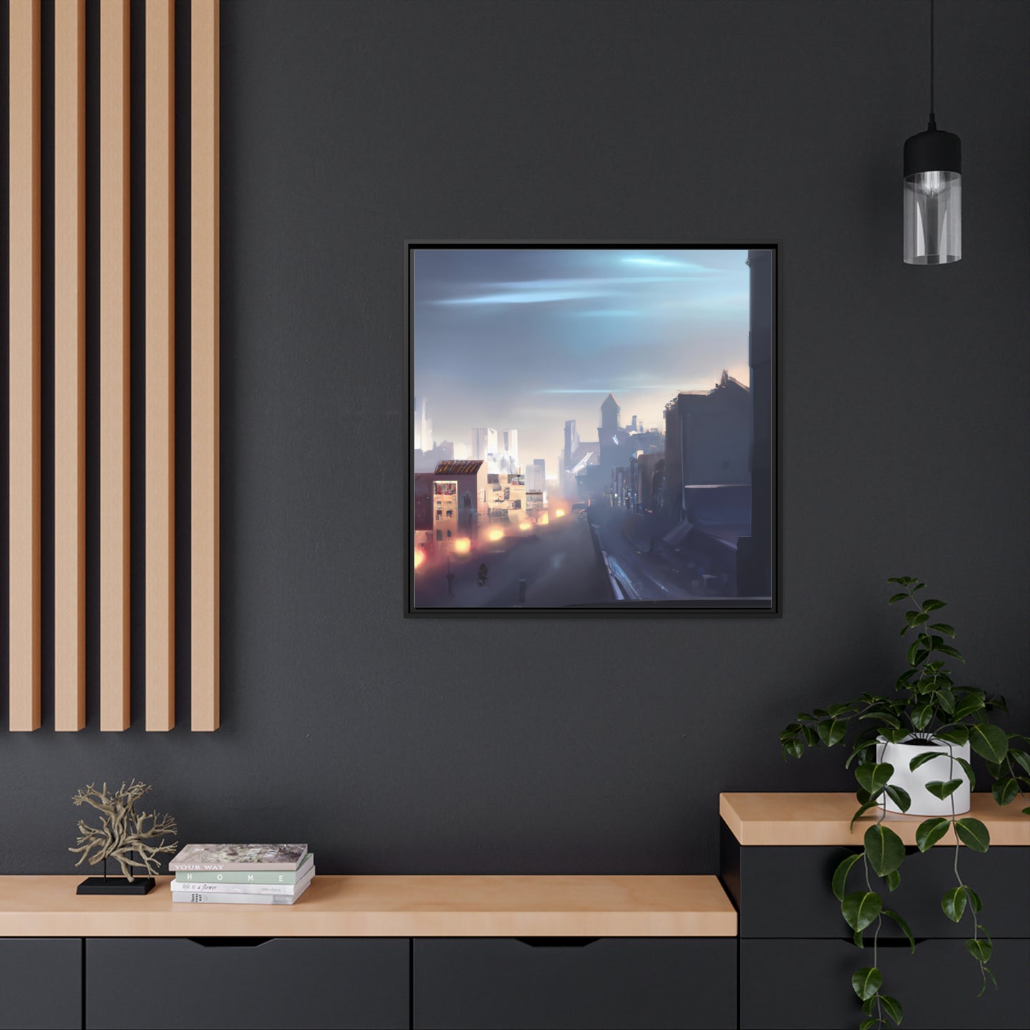 Theodor Dentzler - Framed Canvas