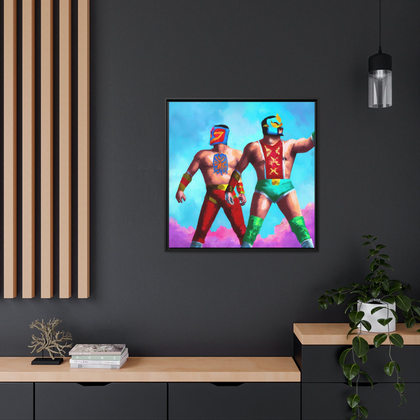 Salvador Diaz - Framed Canvas