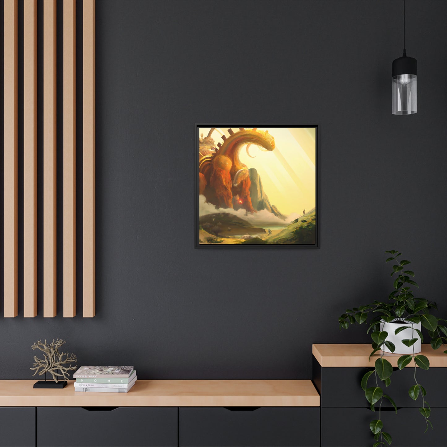 Walter Tisdale - Framed Canvas