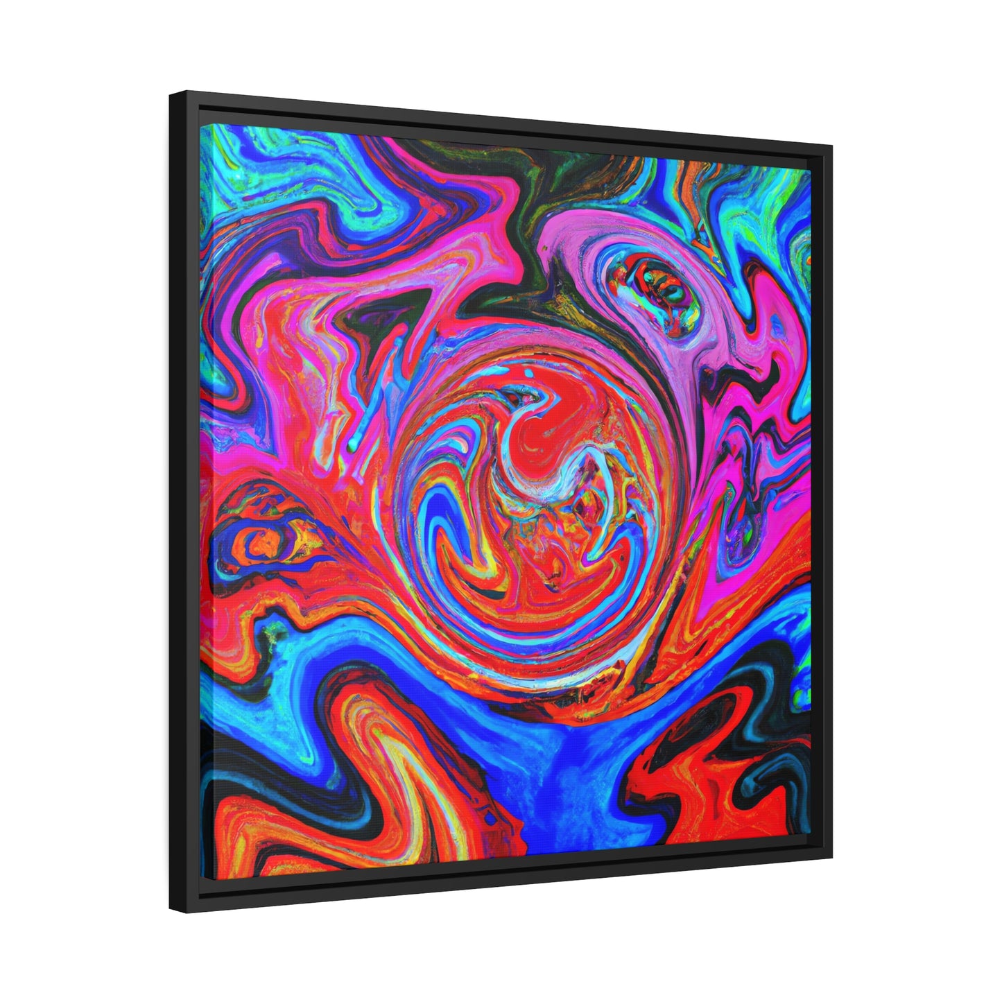 Johannes Abendroth - Framed Canvas