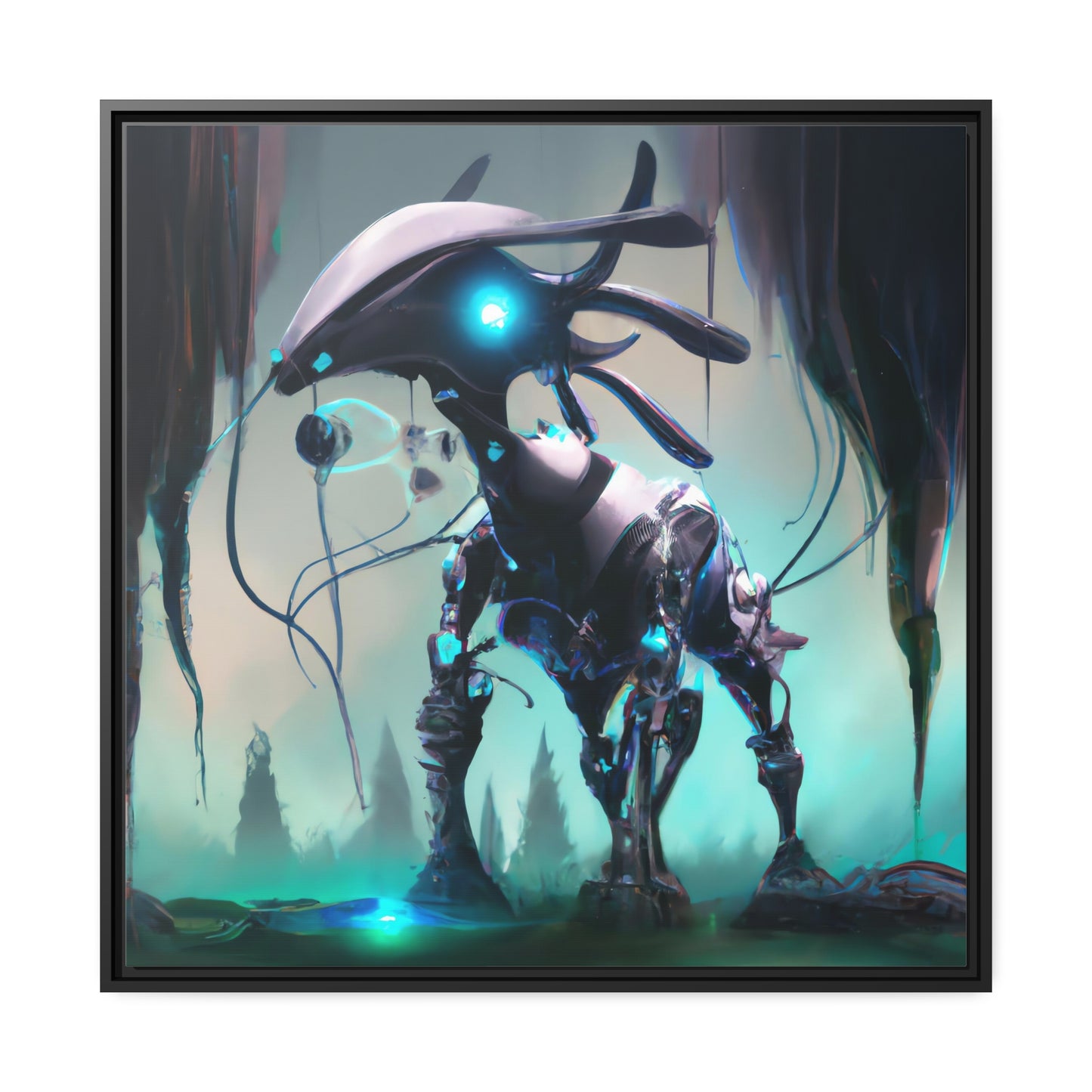 Brigitte Tristar – Gerahmte Leinwand