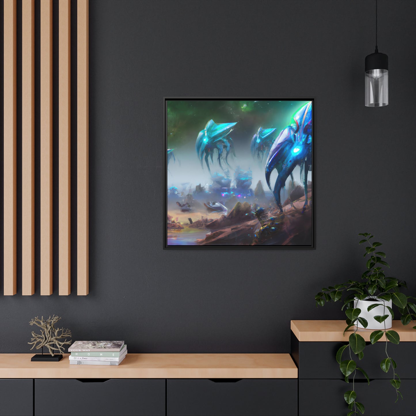 Reginald Graves - Framed Canvas