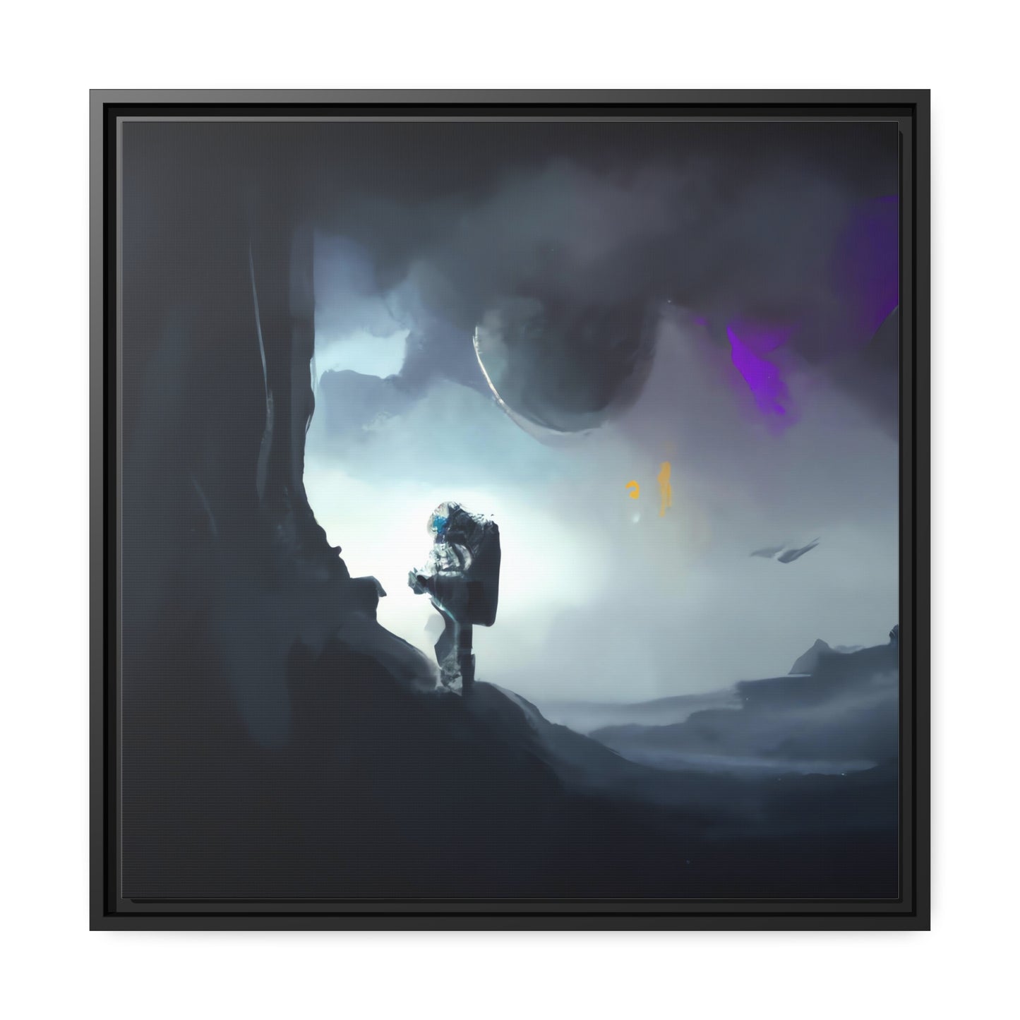 Edwin Forrest Moore - Framed Canvas