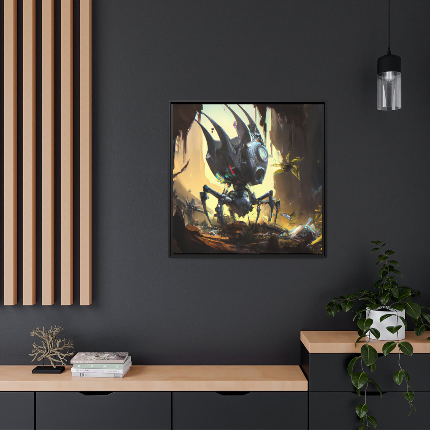 Aurora zSplash - Framed Canvas