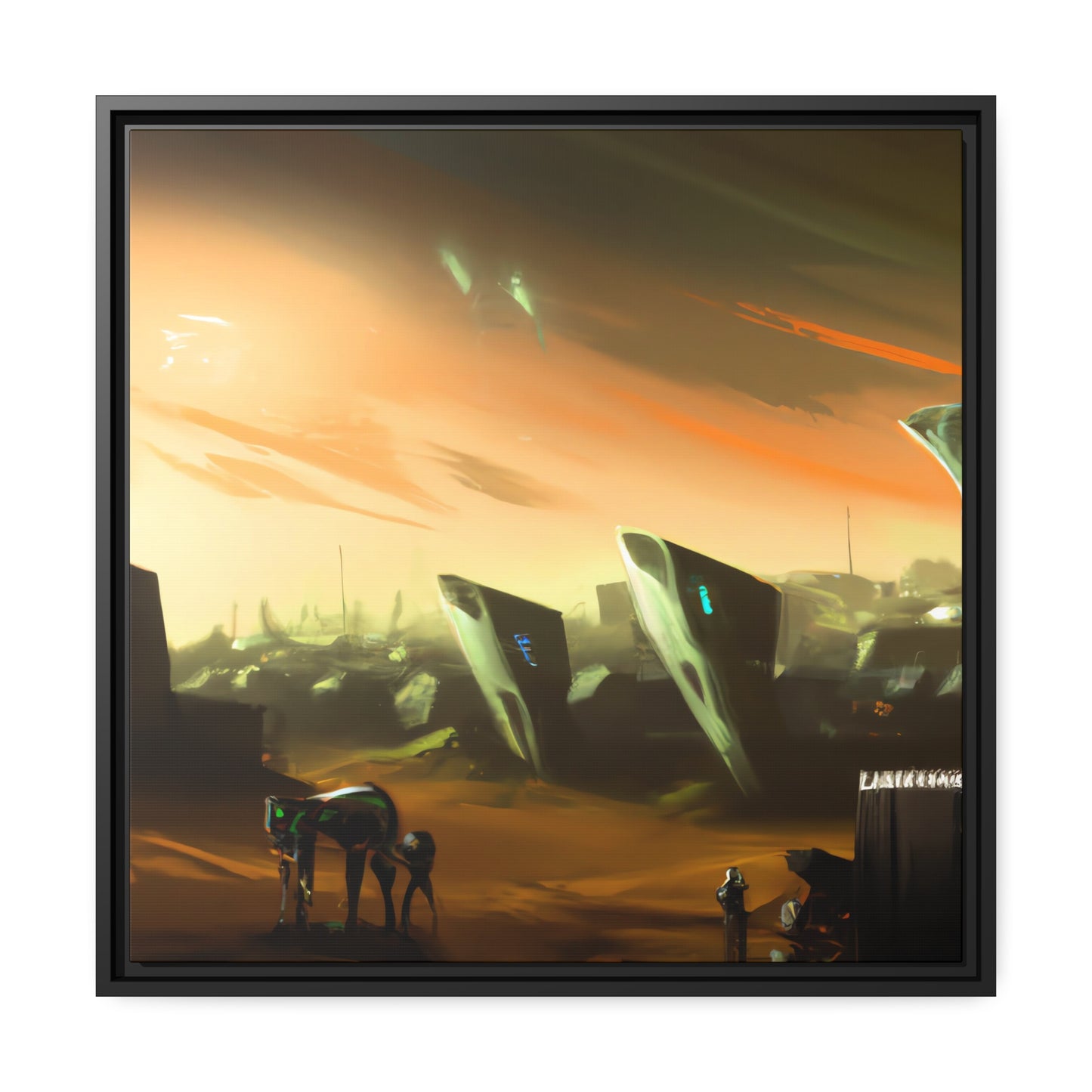 Amalia de la Frescura - Framed Canvas