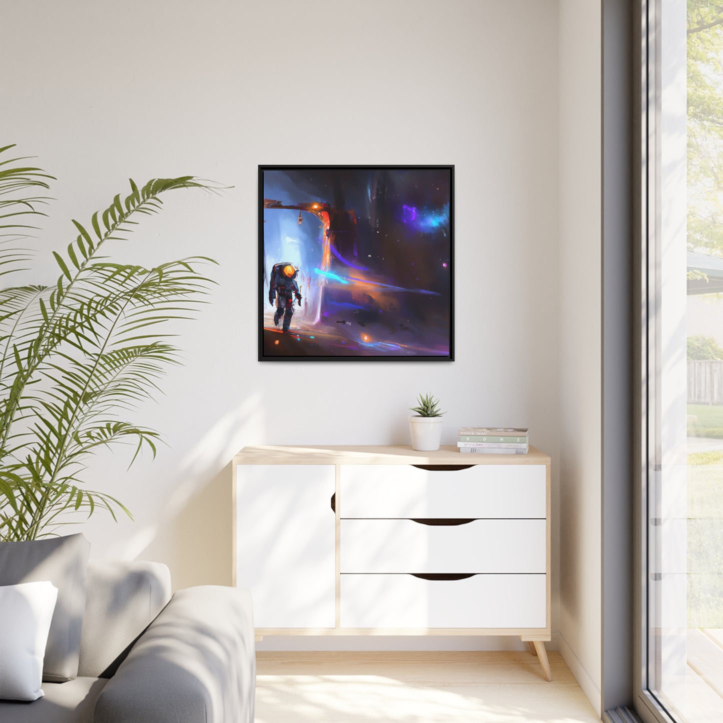 Maxwell Steele – Gerahmte Leinwand