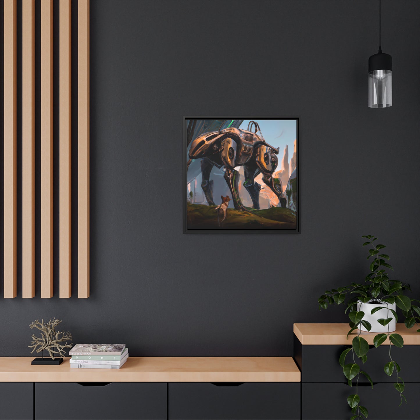 Fynn Veressen – Gerahmte Leinwand