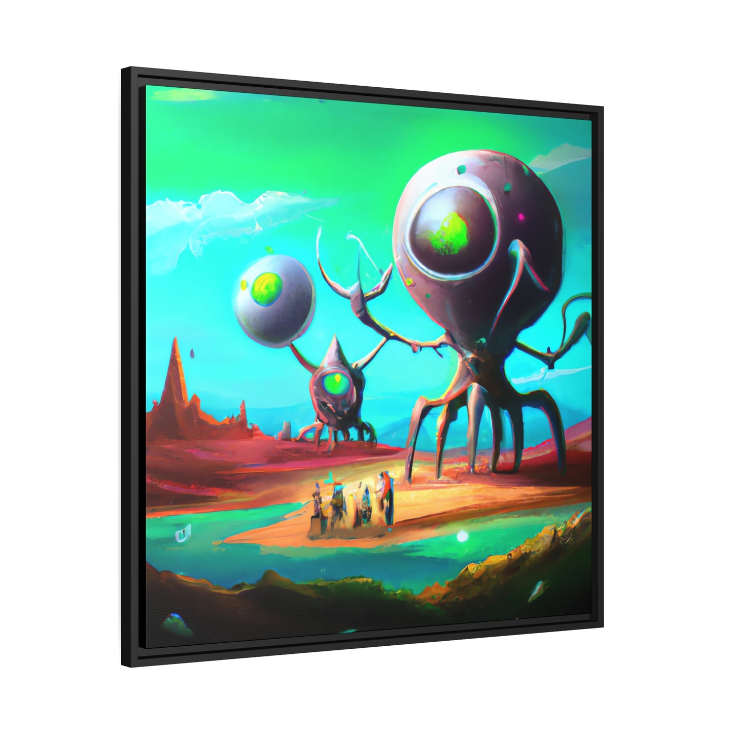 Claude Sanders - Framed Canvas