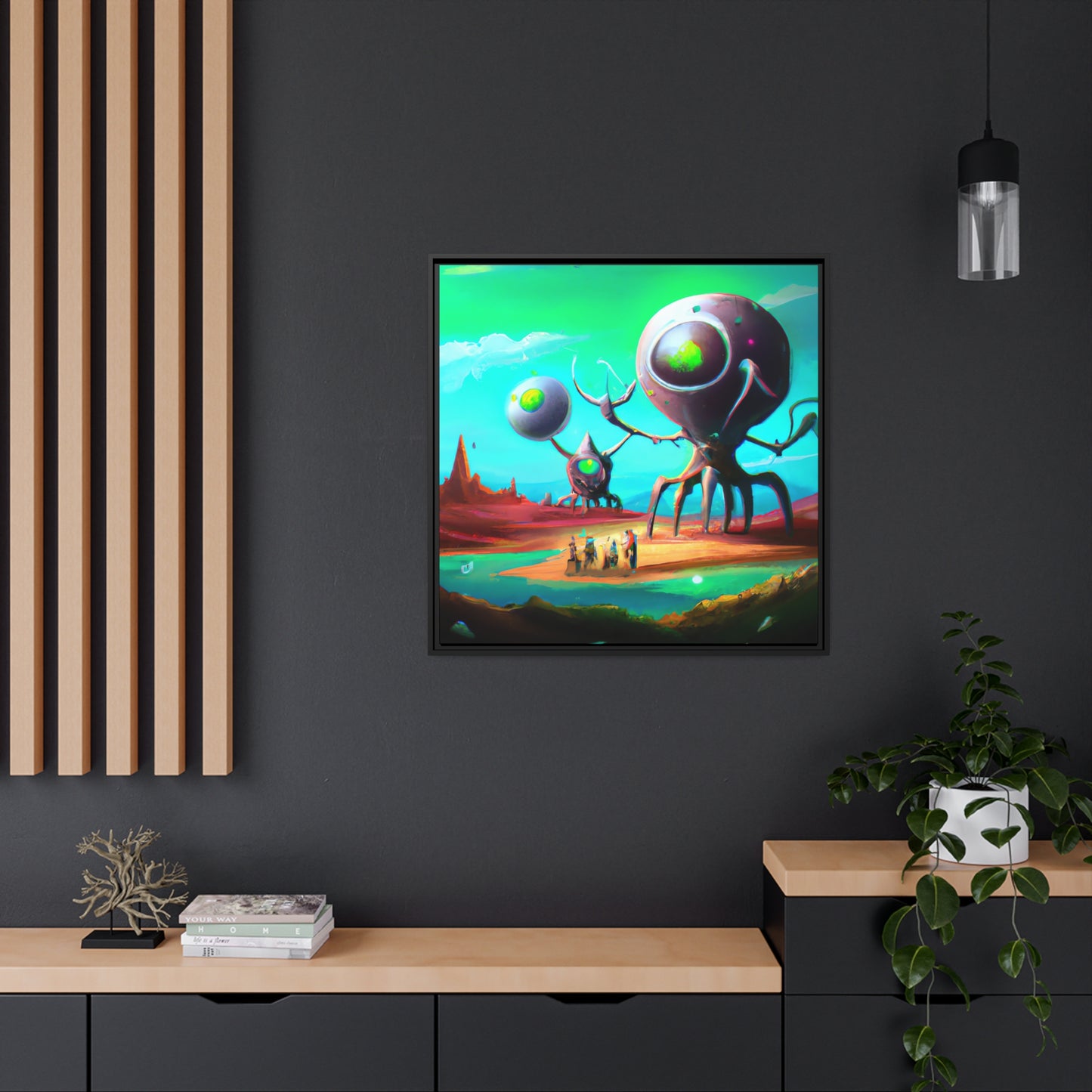 Claude Sanders - Framed Canvas