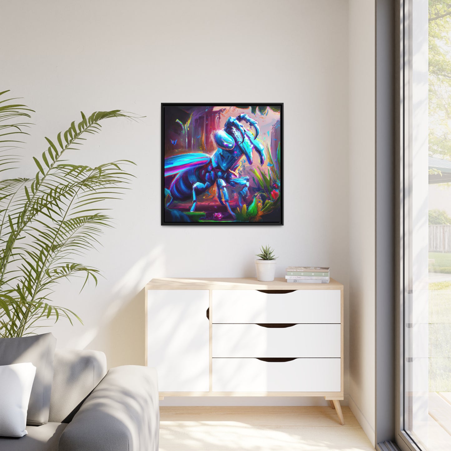 Edwardina Candace - Framed Canvas