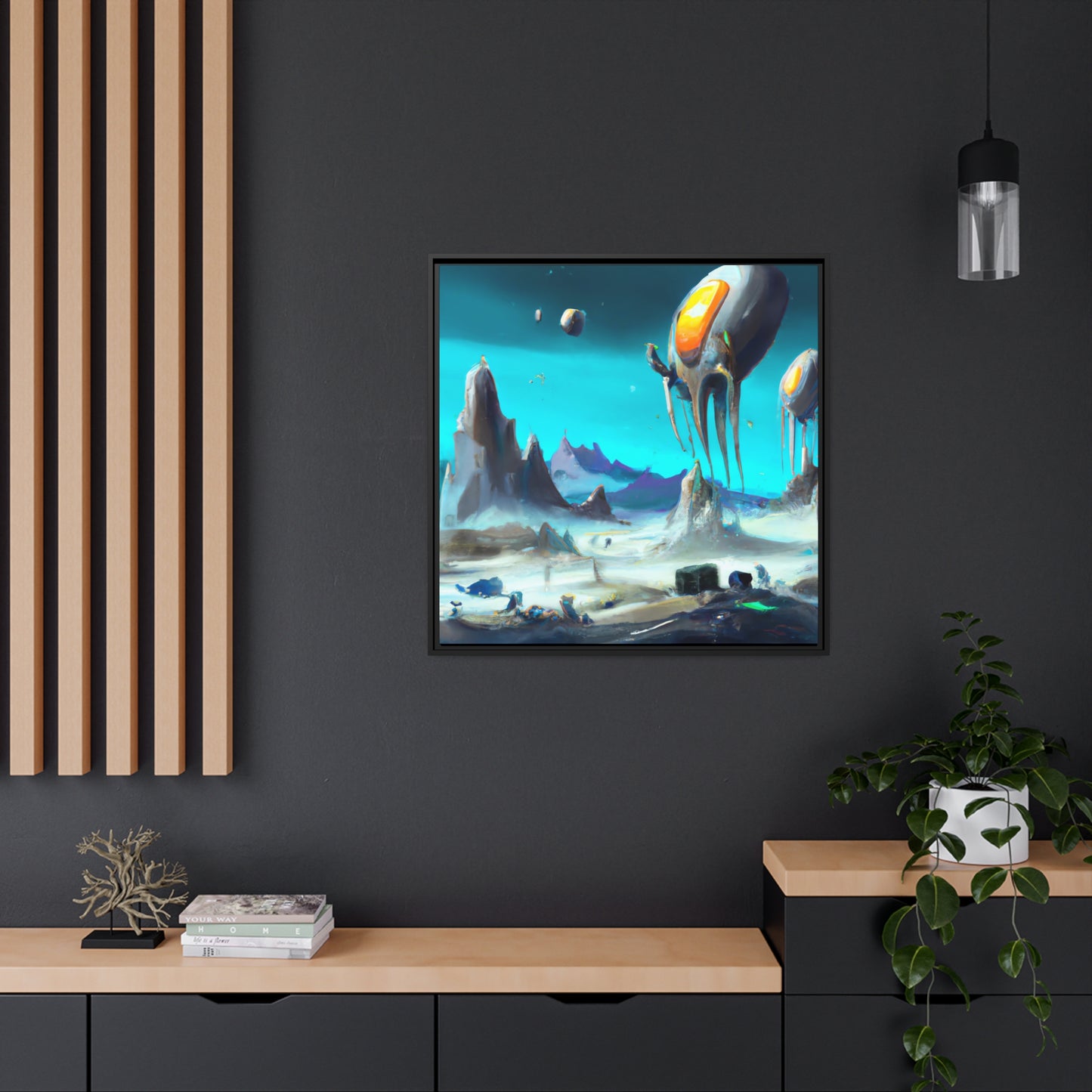 Juliette Monet - Framed Canvas