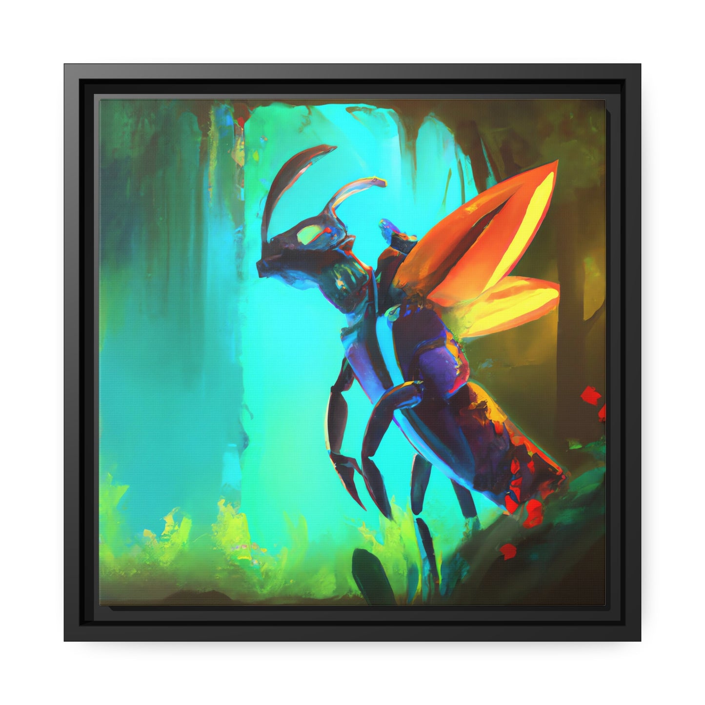 Aloisia D'Astorga - Framed Canvas