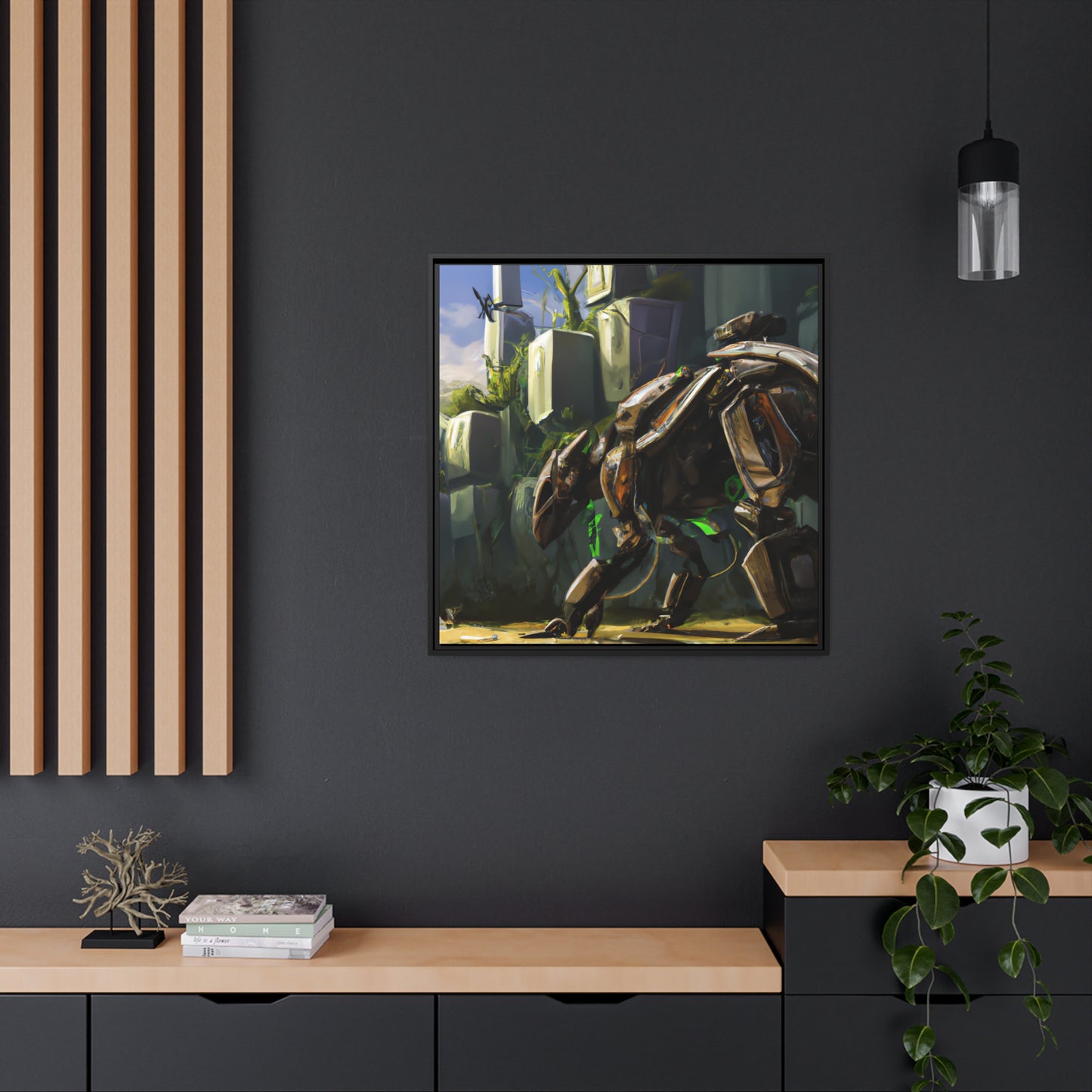 Aevastill Viscin - Framed Canvas