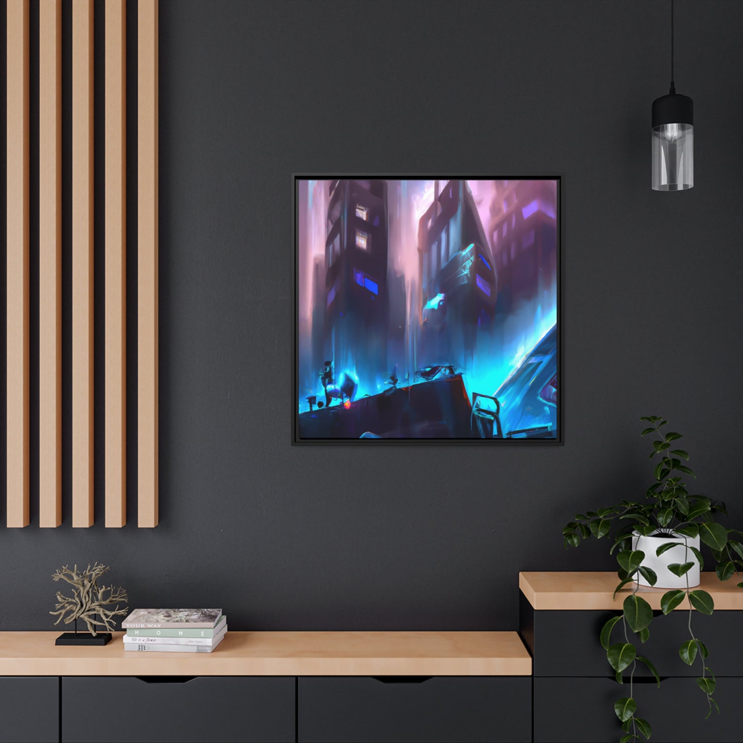 Vincent Van Gibson - Framed Canvas