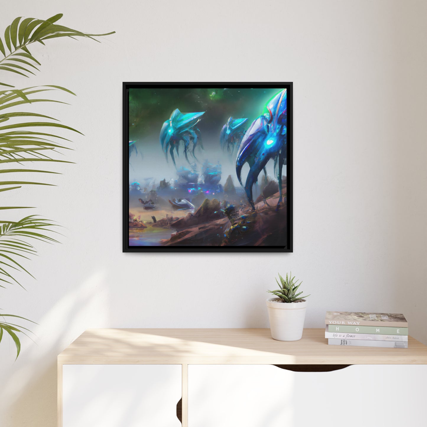 Reginald Graves - Framed Canvas