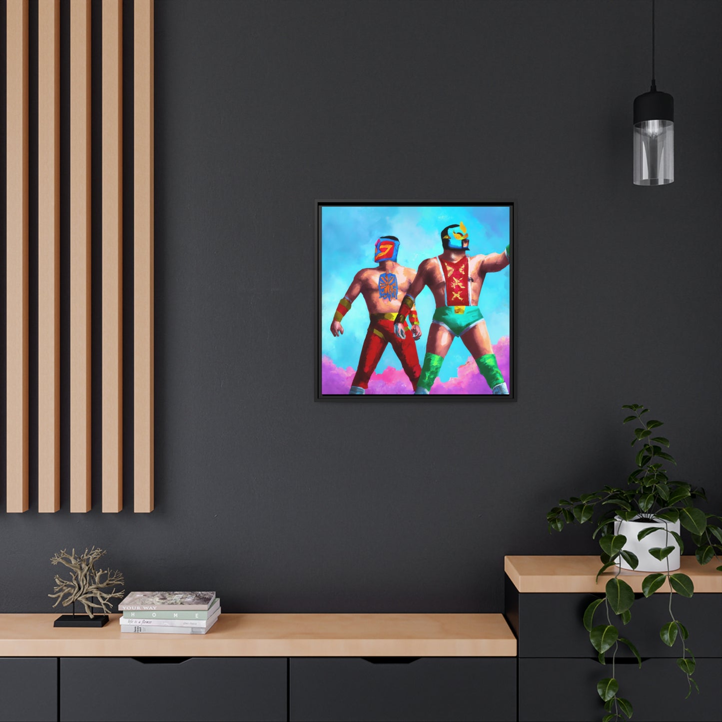 Salvador Diaz - Framed Canvas