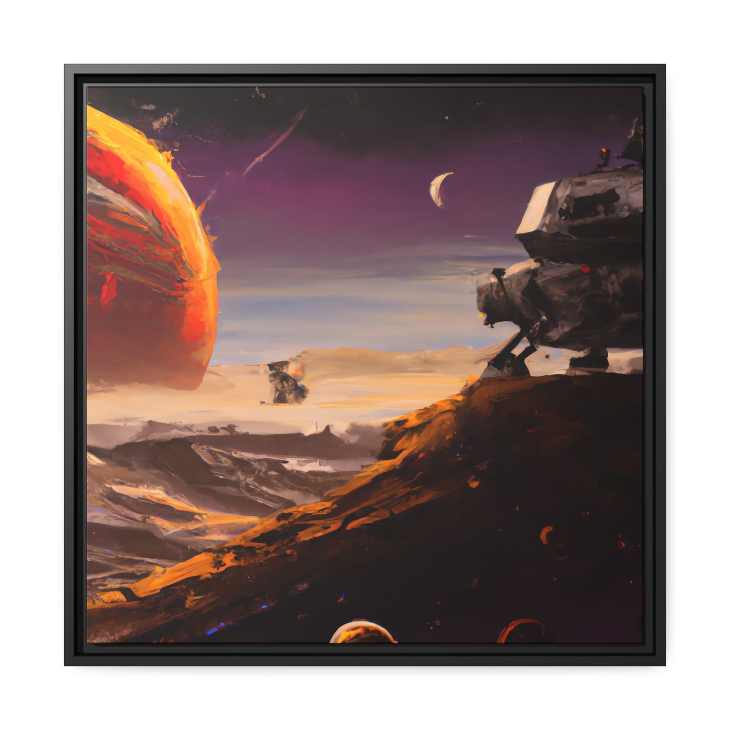 Adelaide Montague - Framed Canvas