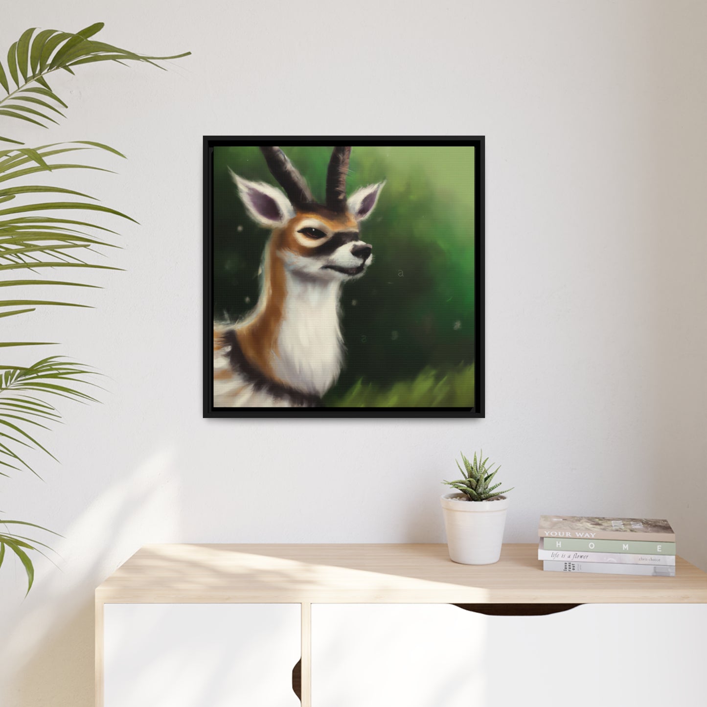 Augustus E. Crowe - Framed Canvas