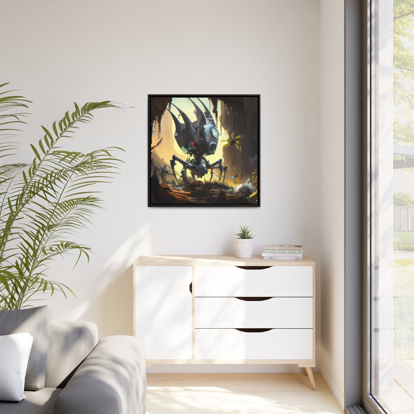 Aurora zSplash - Framed Canvas