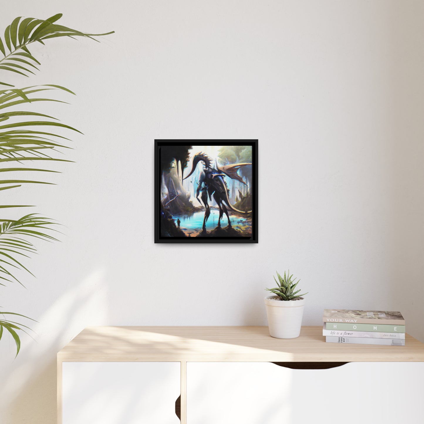 Luminous Leona - Framed Canvas