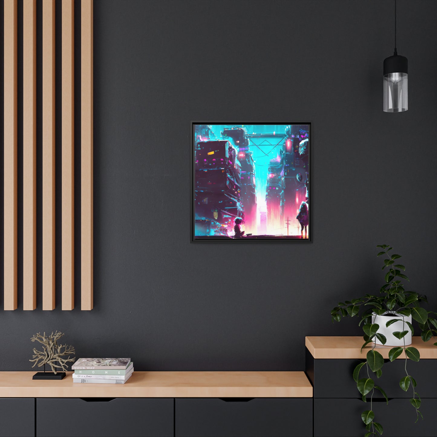 Ludwig Leiberg - Framed Canvas