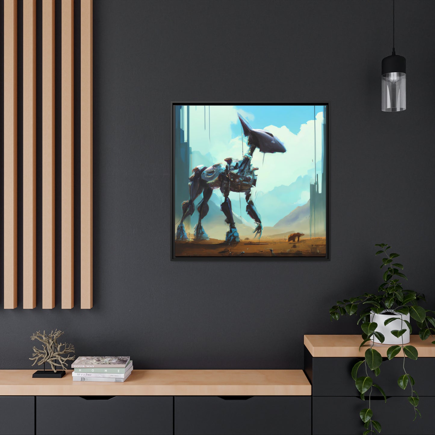 Solaris Phosphoriferous - Framed Canvas