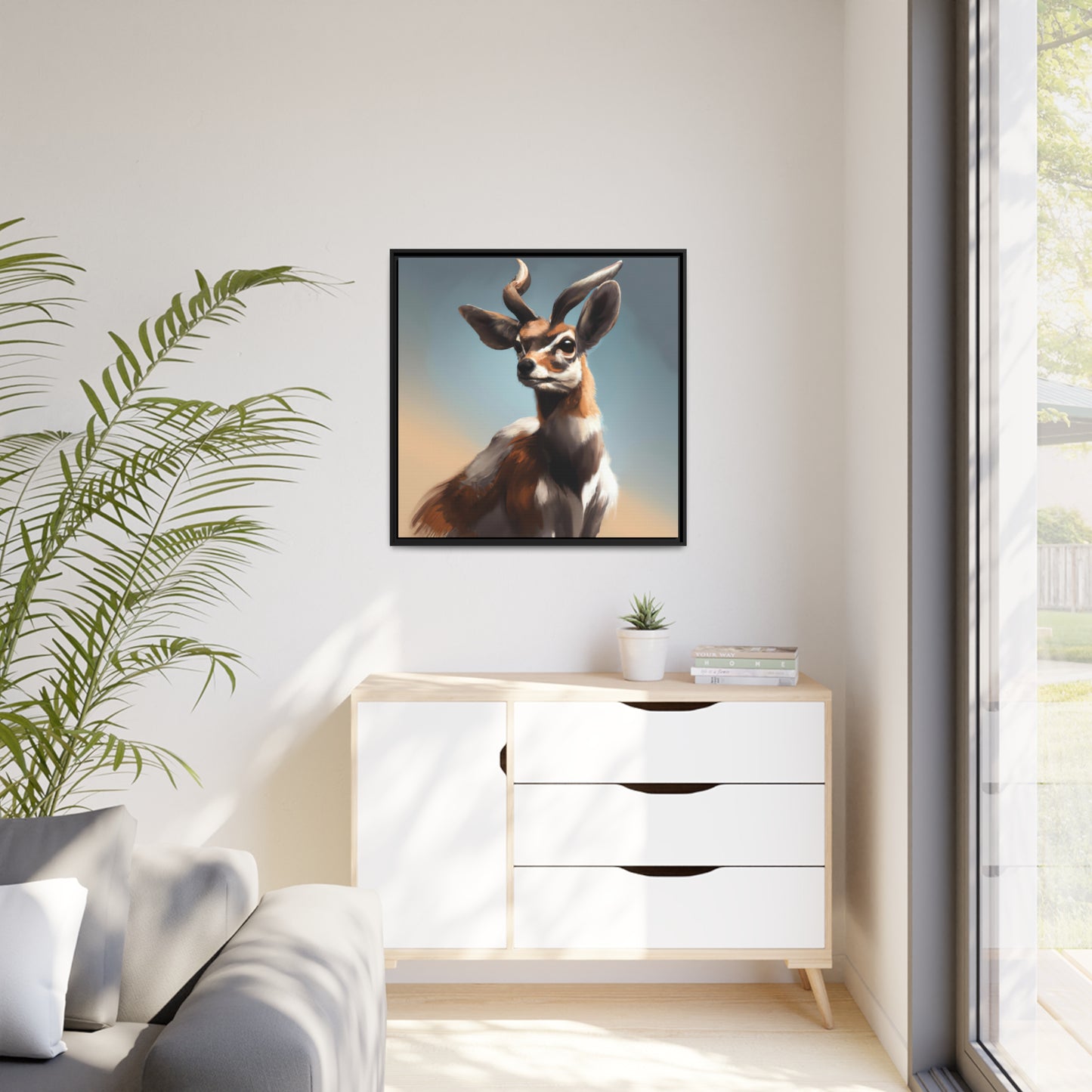 Adaline Stoneham - Framed Canvas