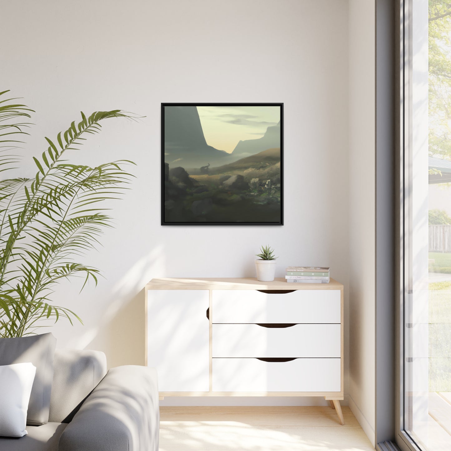 John William Turner - Framed Canvas