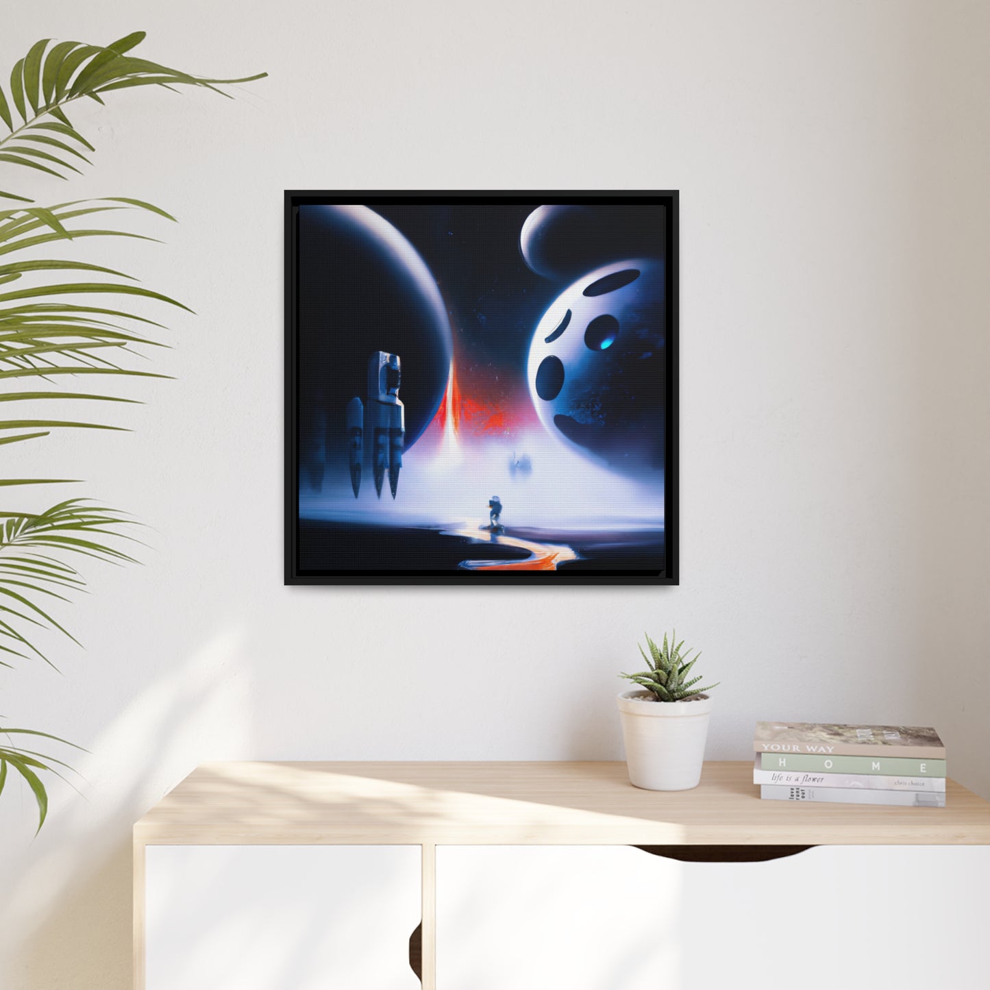 Hester Evergreen - Framed Canvas