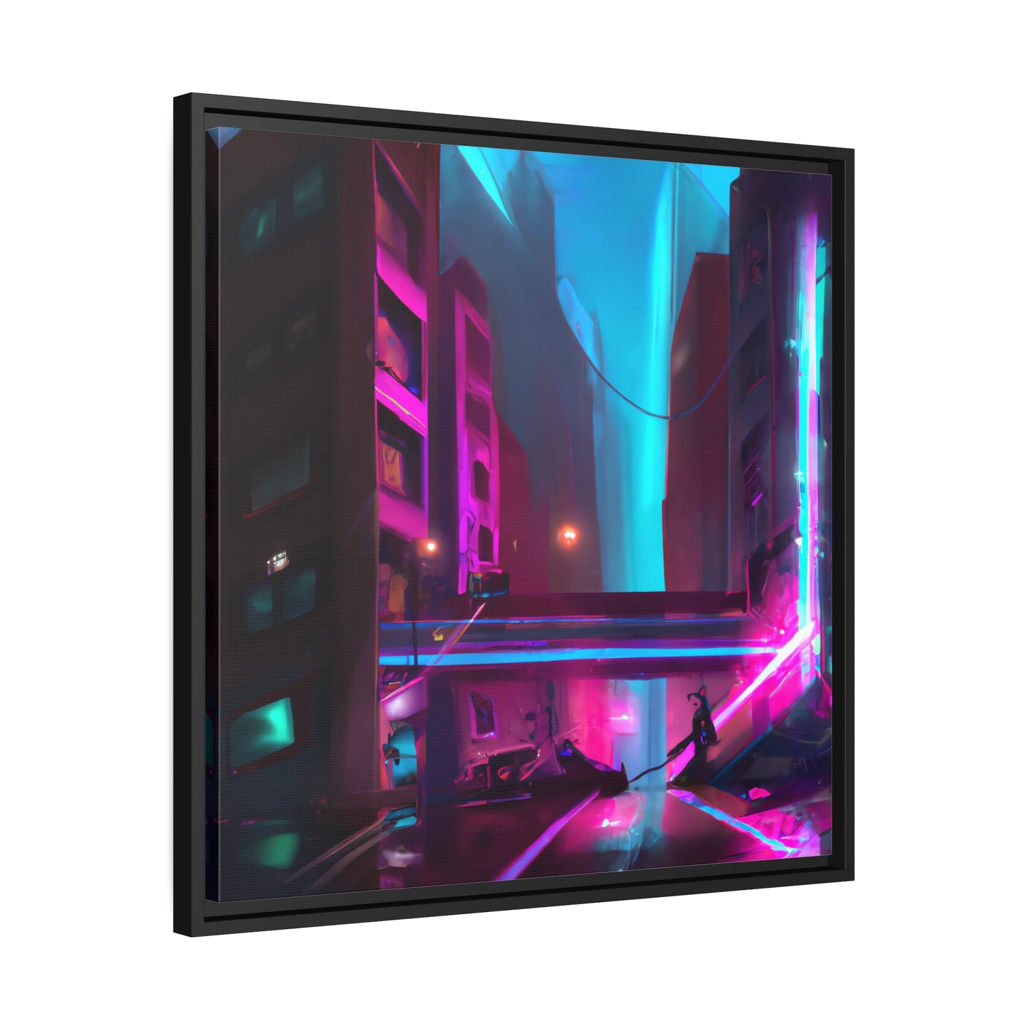 Charles Edward Street - Framed Canvas