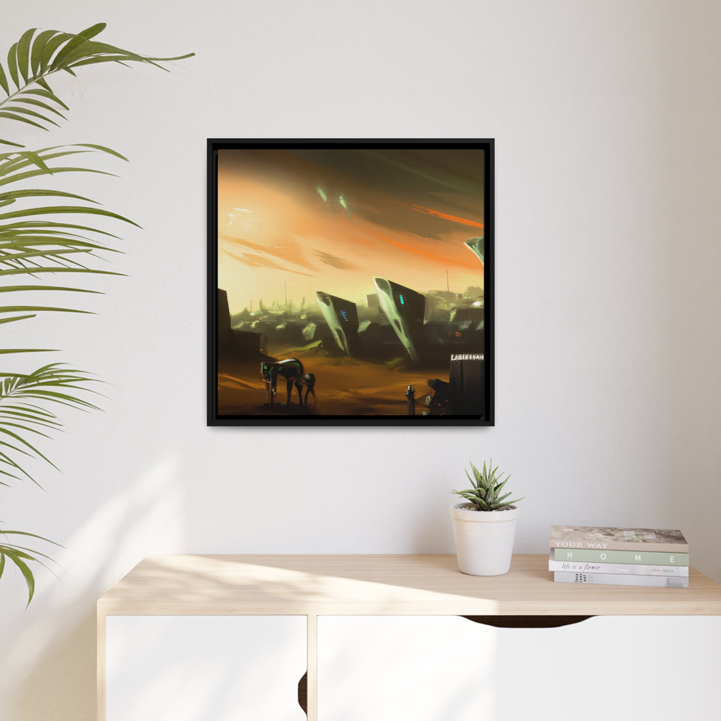 Amalia de la Frescura - Framed Canvas