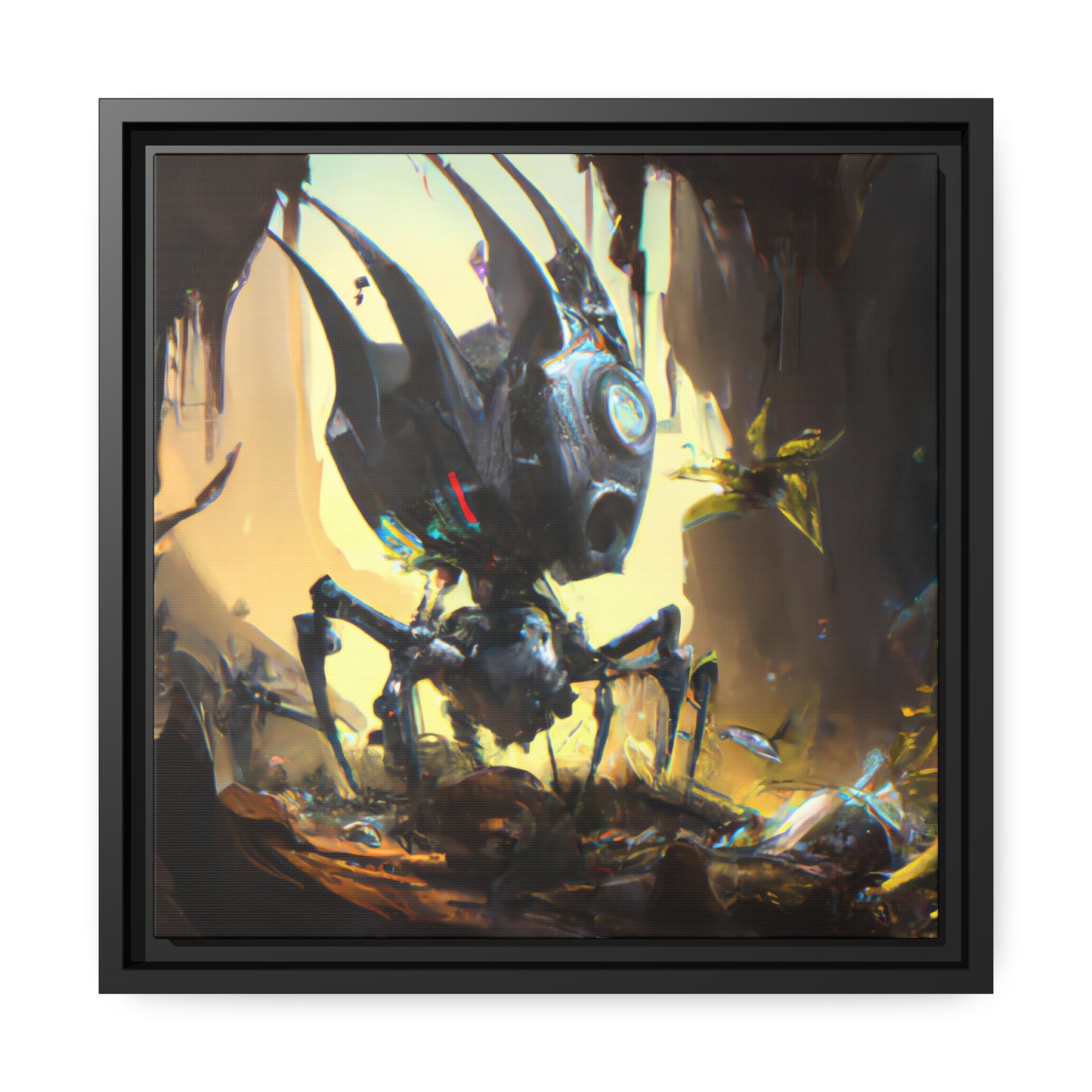 Aurora zSplash - Framed Canvas