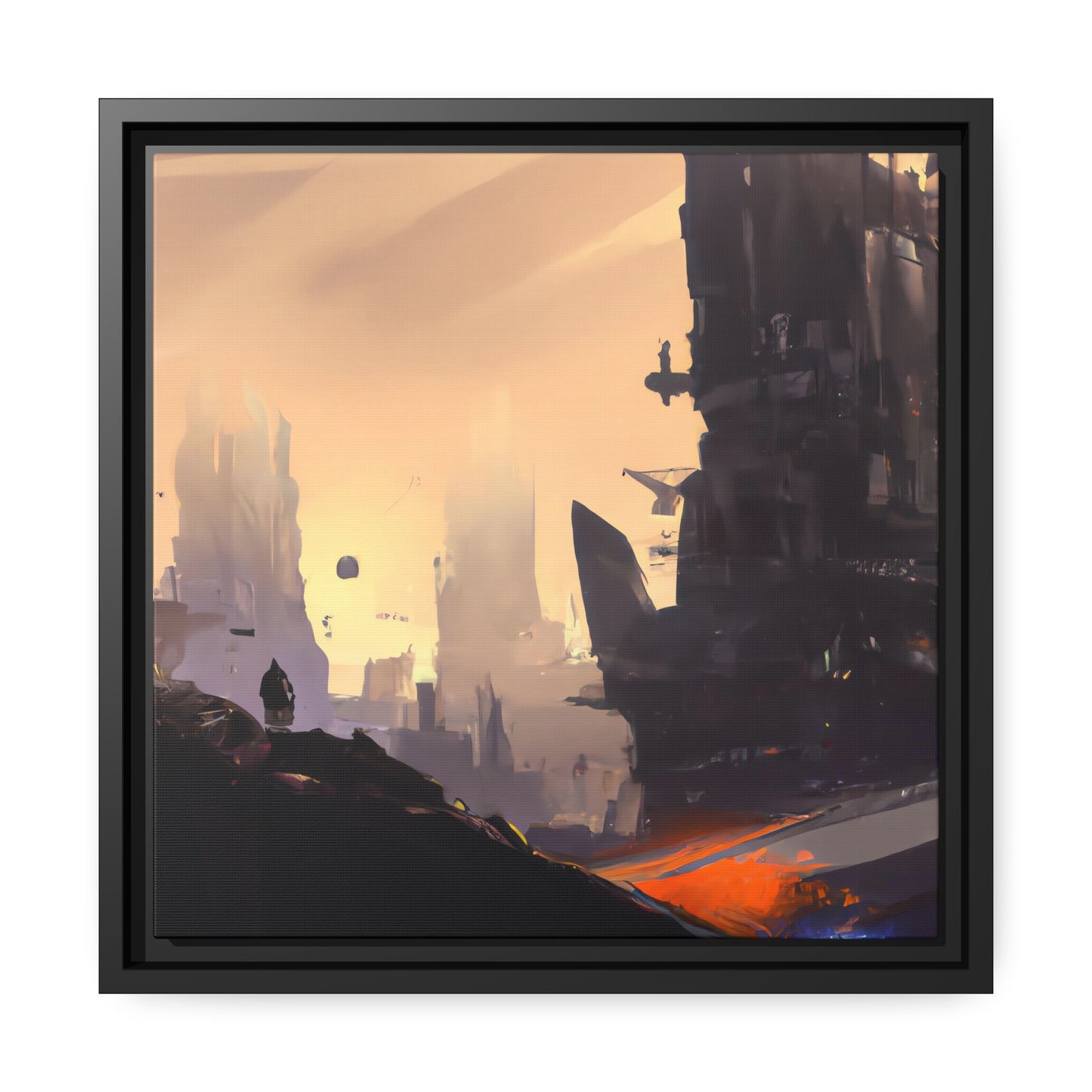 Eliza Longview - Framed Canvas